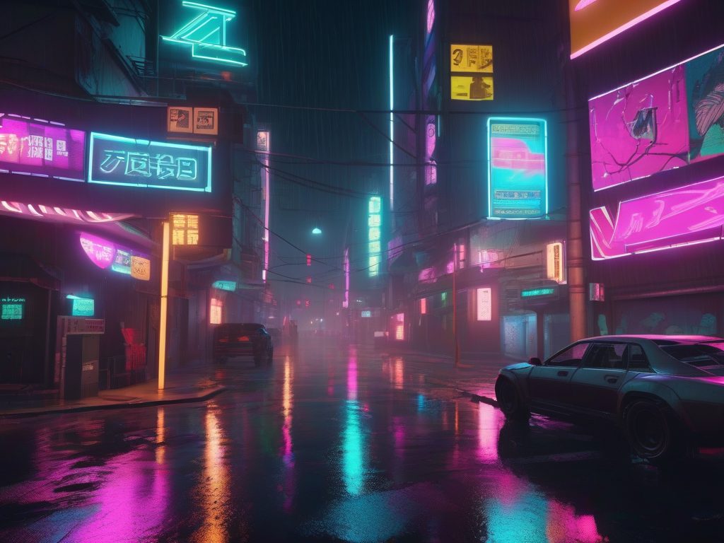 Neon City style preview