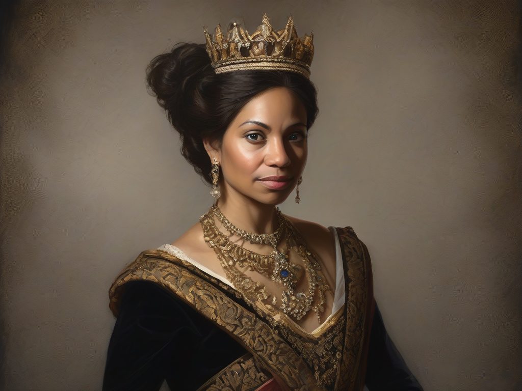 Royal Portrait — studio light AI portrait
