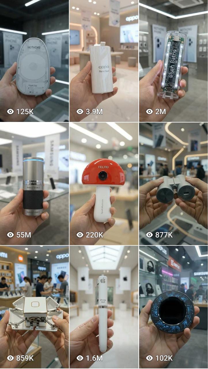 📱 Tech POV Gadget Showcase — master prompt